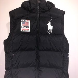 Polo Ralph Lauren Alpine USA Ski Plush Winter Vest